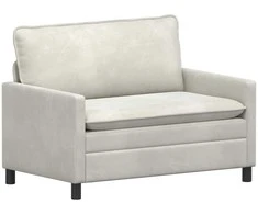 Sofa Kreminė 126 x 81 x 87,5 cm Aksomas