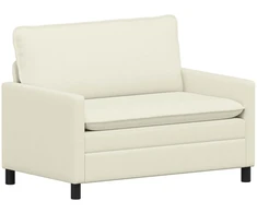 Sofa Kreminė 126 x 81 x 87,5 cm Audinys