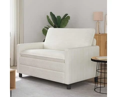 Sofa Kreminė 126 x 81 x 87,5 cm Poliesteris