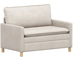 Sofa Kreminė 126 x 81 x 87,5 cm Poliesteris