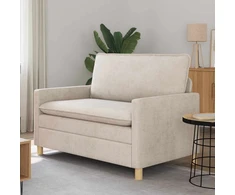 Sofa Kreminė 126 x 81 x 87,5 cm Poliesteris