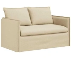Sofa Kreminė 195 x 82 x 85 cm Metalas