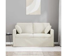 Sofa Kreminė 138 x 78 x 80 cm Aksomas