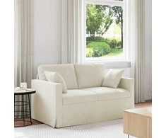 Sofa Kreminė 138 x 78 x 80 cm Aksomas