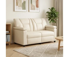 Sofa Kreminė 151 x 85 x 93 cm Dirbtinė oda