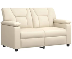 Sofa Kreminė 151 x 85 x 93 cm Dirbtinė oda