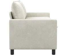 Sofa Kreminė 156 x 81 x 87,5 cm Aksomas
