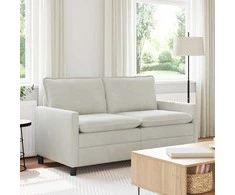 Sofa Kreminė 156 x 81 x 87,5 cm Aksomas
