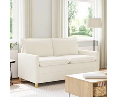 Sofa Kreminė 156 x 81 x 87,5 cm Audinys