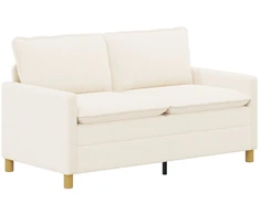 Sofa Kreminė 156 x 81 x 87,5 cm Audinys