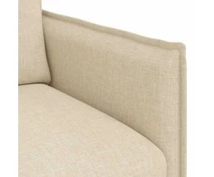 Sofa Kreminė 195 x 82 x 85 cm Metalas