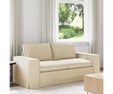 Sofa Kreminė 182 x 80 x 82 cm Metalas