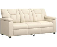 Sofa Kreminė 191 x 85 x 93 cm Dirbtinė oda