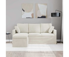 Sofa Kreminė 178 x 134 x 80 cm Aksomas