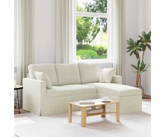 Sofa Kreminė 178 x 134 x 80 cm Aksomas