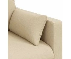 Sofa Kreminė 198 x 78 x 80 cm Metalas