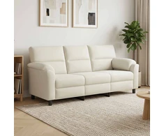 Sofa Kreminė 214 x 85 x 93 cm Aksomas