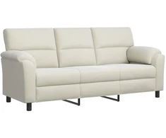 Sofa Kreminė 214 x 85 x 93 cm Aksomas