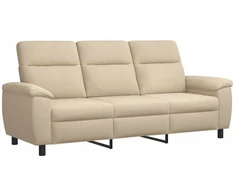 Sofa Kreminė 214 x 90 x 95 cm Audinys