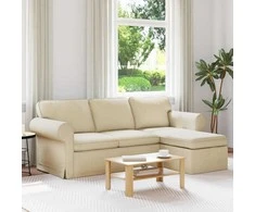 Sofa Kreminė 215 x 138 x 80 cm audinys