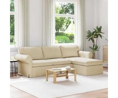 Sofa Kreminė 245 x 138 x 80 cm audinys
