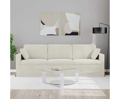 Sofa Kreminė 228 x 78 x 80 cm Aksomas