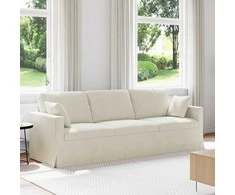 Sofa Kreminė 228 x 78 x 80 cm Aksomas