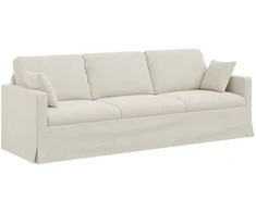 Sofa Kreminė 228 x 78 x 80 cm Aksomas