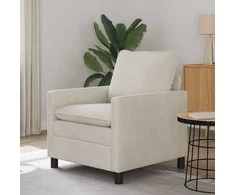 Sofa Kreminė 76 x 81 x 87,5 cm Aksomas