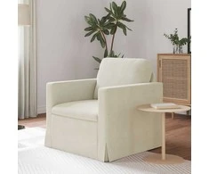 Sofa Kreminė 78 x 78 x 80 cm Aksomas