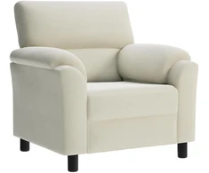 Sofa Kreminė 94 x 85 x 93 cm Aksomas