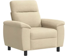 Sofa Kreminė 95 x 90 x 95 cm Audinys