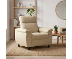 Sofa Kreminė 95 x 90 x 95 cm Audinys