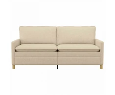 Sofa Kreminė 196 x 81 x 87,5 cm Audinys