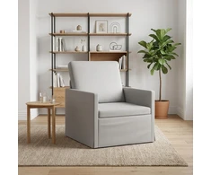 Sofa Krėslas Debesų pilka 70 x 81 x 82 cm Audinys