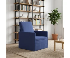 Sofa Krėslas Policijos mėlyna 70 x 81 x 82 cm Aksomas