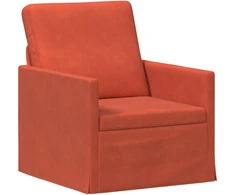 Sofa Krėslas Raudona oranžinė 70 x 81 x 82 cm Kordūrinis audinys