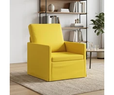 Sofa Krėslas Šviesi geltona 70 x 81 x 82 cm Audinys