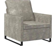 Sofa Krėslas Šviesiai pilka 70 x 81 x 82 cm Dirbtinė zomša