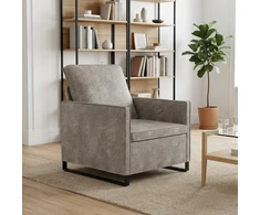 Sofa Krėslas Šviesiai pilka 70 x 81 x 82 cm Dirbtinė zomša