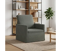 Sofa Krėslas Tamsiai pilka 70 x 81 x 82 cm Kordūrinis audinys
