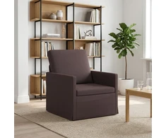 Sofa Krėslas Tamsiai rudas 70 x 81 x 82 cm Audinys