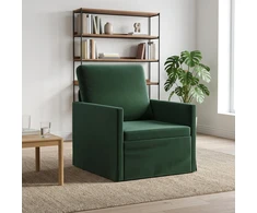 Sofa Krėslas Tamsiai žalia 70 x 81 x 82 cm Aksomas