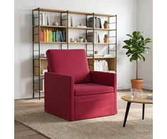 Sofa Krėslas Vyno raudona 70 x 81 x 82 cm Aksomas