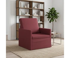 Sofa Krėslas Vyno raudona 70 x 81 x 82 cm Audinys