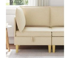 Sofa su saugojimu Audinys