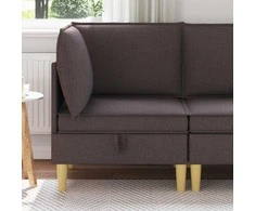 Sofa su saugojimu Audinys