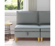 Sofa su saugojimu Audinys