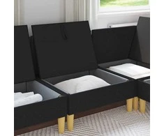 Sofa su saugojimu Audinys