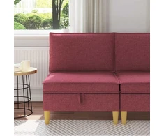 Sofa su saugojimu Audinys